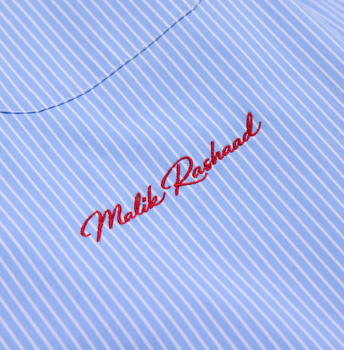 Red Script Oxford Shirt