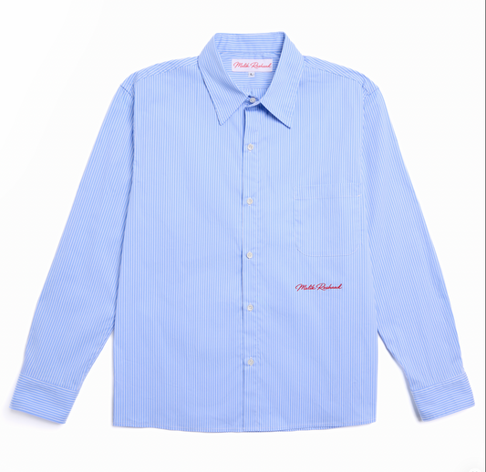 Red Script Oxford Shirt